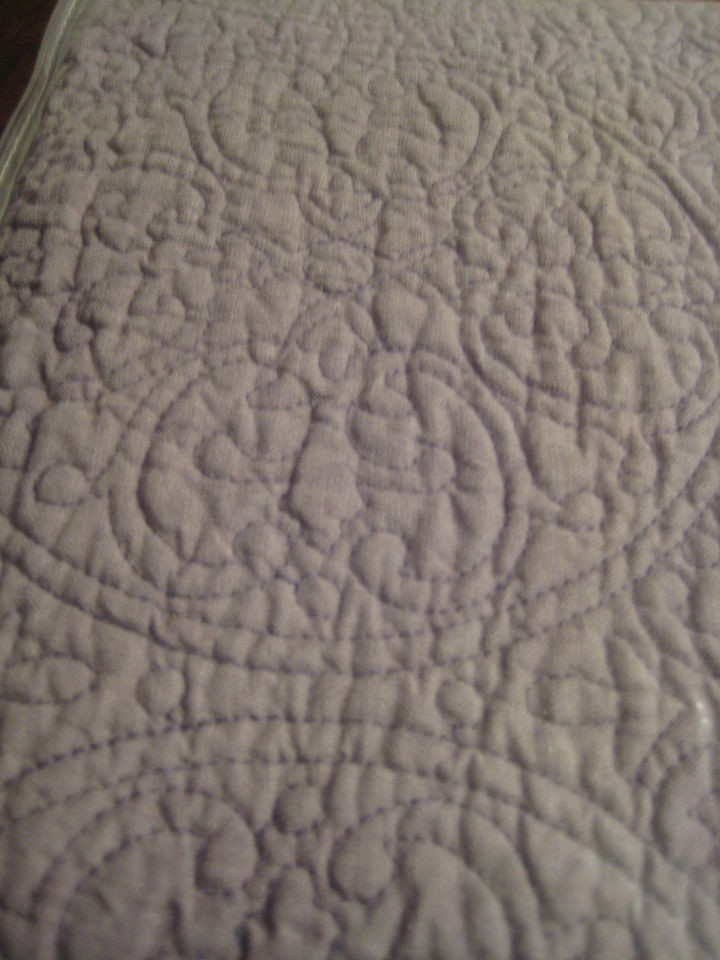 New RESTORATION HARDWARE Belgian Linen Quilt King Orchard (Lavender)