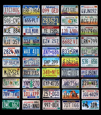 license plate in License Plates