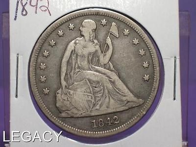 1842 silver dollar in Dollars