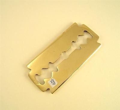 Carl AUBOCK Paperweight RAZOR BLADE Brass Hagenauer era