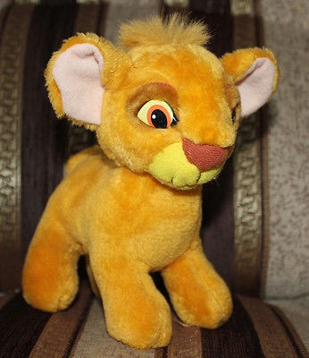 LITTLE SIMBA PLUSH PLUSHIE THE LION KING RARE 1994/1995 DISNEY 