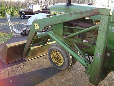 Vintage John Deere Front End Loader / Manure Forks Hydraulic off 2010 