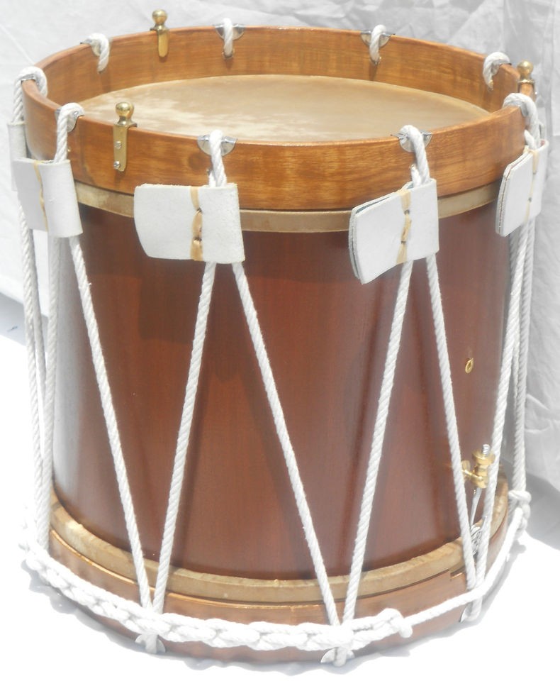 Marching Snare Drum Rope Tension Drum Renaissance Drum Civil War Drum