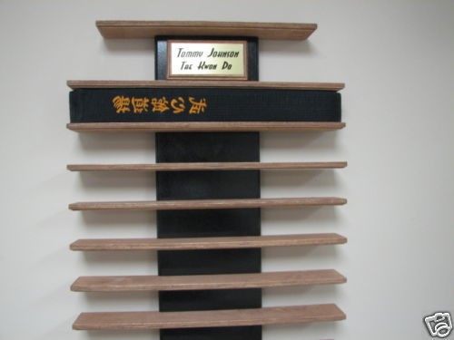 Martial Art Belt Display Rack karate tae kwon do