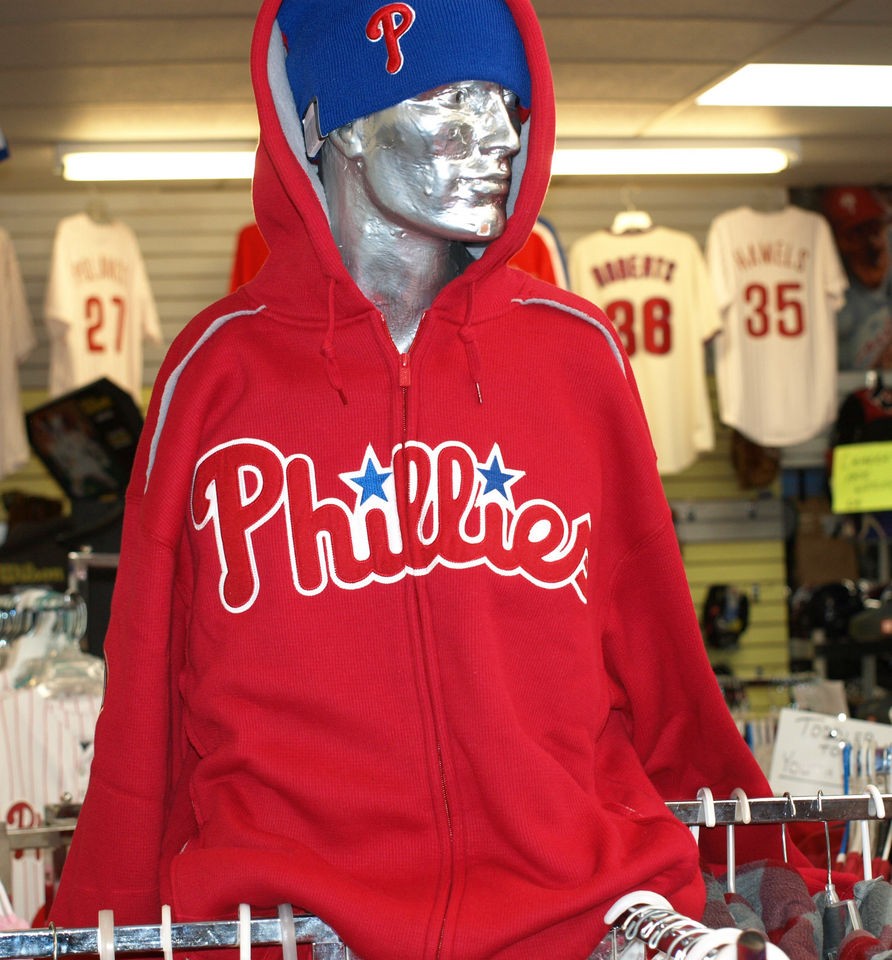 PHILLIES FULL ZIP FLEECE HOODIE XL