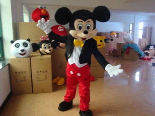 Brand New Mickey Mouse Mascot Costume Adult Size