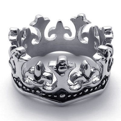 mens crown rings in Mens Jewelry