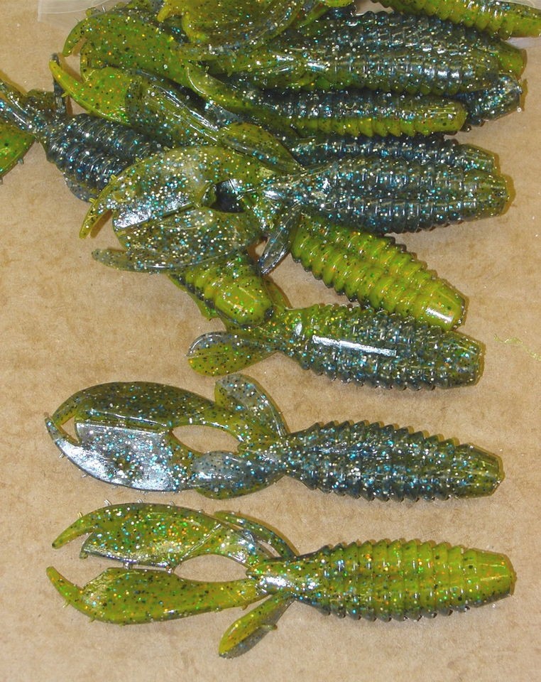 Yo Mama Sunfish Laminate Bass Plastics Creature Bait 50 ct. bulk 