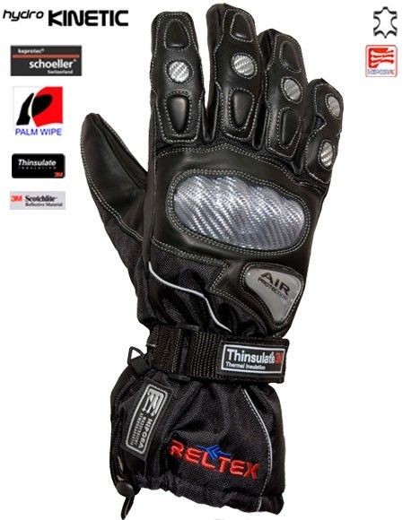 mens red leather gloves