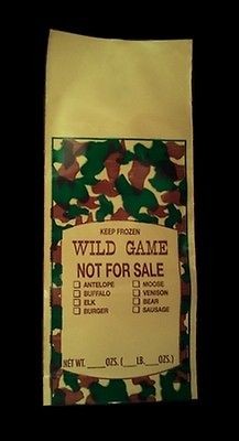 Poly Wild Game Bag Ground Meat Grinder Sausage Stuffer