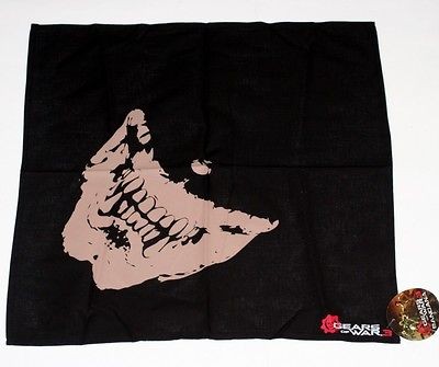 GEARS OF WAR Microsoft XBox 360 Video Marcus Fenix LOCUST FACE BANDANA 