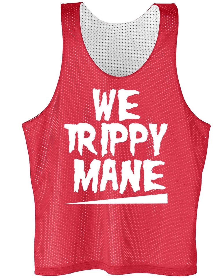 We Trippy Mane mesh jersey pinnies pinnies tshirt