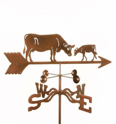 COW AND CALF WEATHERVANE   DAIRY   Yard Art