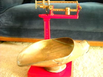 Howe Brass and Cast Iron Scale w/ Slide Balance 1880s?