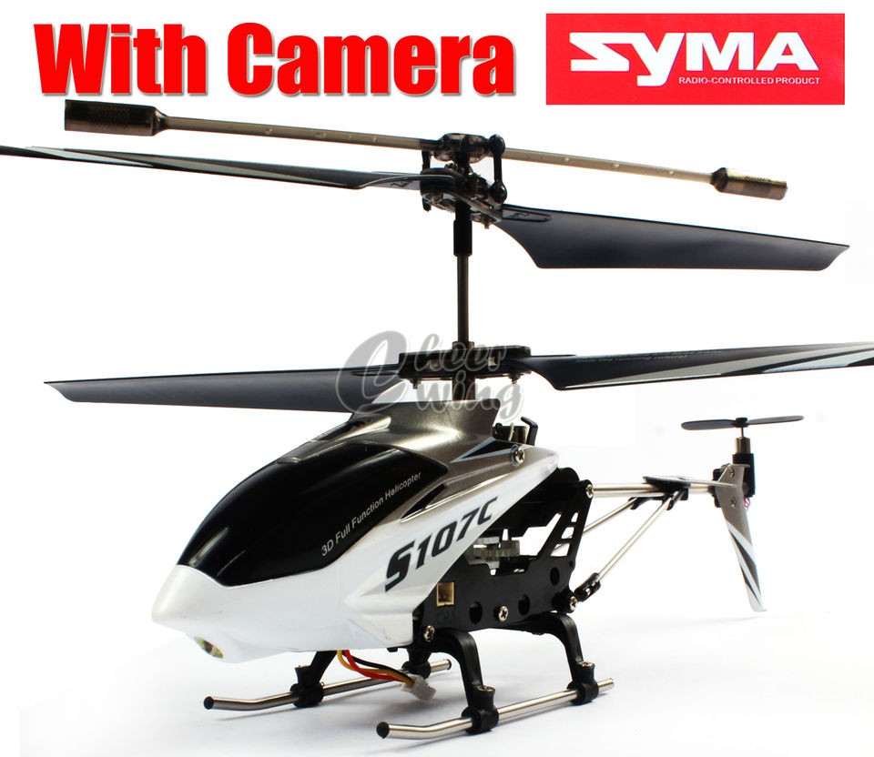 Camera Syma S107 S107C 3 Channel 3.5CH Mini RC Helicopter With Gyro