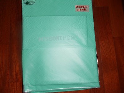 MISSONI HOME (not for Target) DESIGN JO QUEEN SHEET SET 3pcs NIP $ 