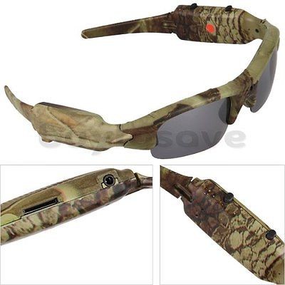 Camouflage Mini DV DVR SPY Sunglasses Camera Video Recorder SD 32GB 