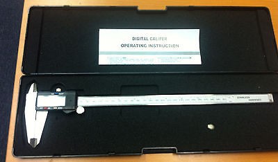 12 300mm LCD Digital Caliper Vernier Micrometer Tool Gauge w 