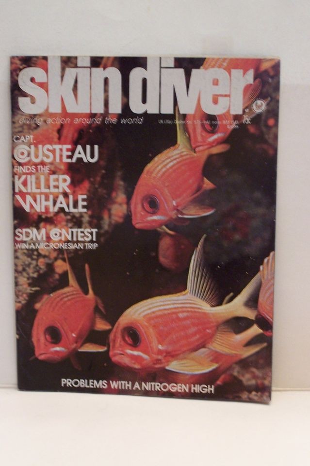 Skin Diver May 1973 Capt Cousteau Finds The Killer Whale