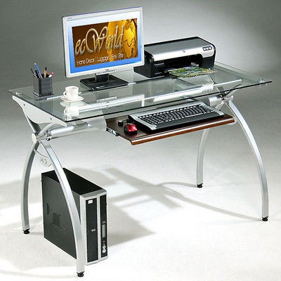 glass computer desks in Desks & Home Office Furniture