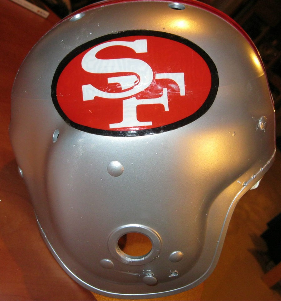   49ERS 1962 NFL THROWBACK VINTAGE FOOTBALL MACGREGOR E7J HELMET(L