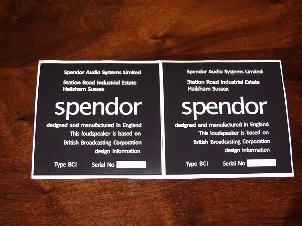 spendor speakers in TV, Video & Home Audio