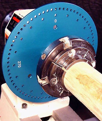 JET mini lathe woodturning indexing system