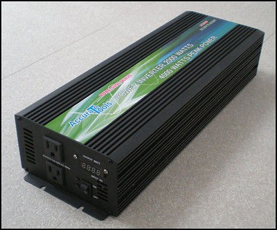 PURE SINE WAVE POWER INVERTER 2000/4000 WATT DC TO AC