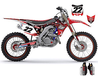 CHAD REED TEAM TWO TWO MOTORSPORTS CRF450 HONDA GRAPHICS KIT (2013 