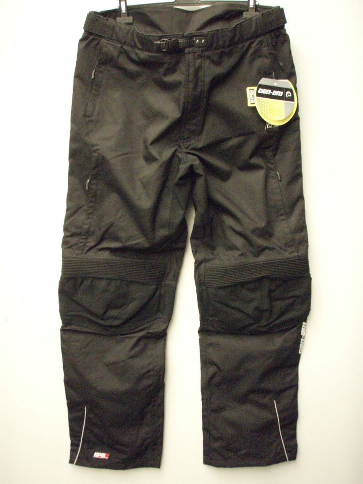 Can Am Spyder Motorcycle Riding Pants Mens Waterproof 2XL (XXL) Black 