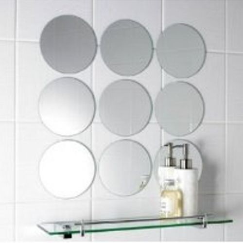 Circle Mirror Tiles & Mosaic Mirrored Circle Tiles