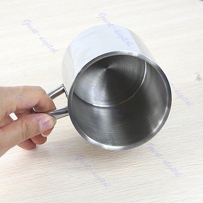   Stainless Steel Coffee Mug Tumbler Camping Mug Double deck Bilayer Cup