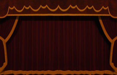 Saaria Home theater Decor Curtain Drapes Movie screen