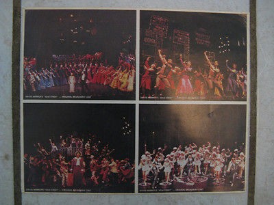 42ND STREET, UNCUT POSTCARDS   ORIGINAL BROADWAY CAST   DAVID MERRICK