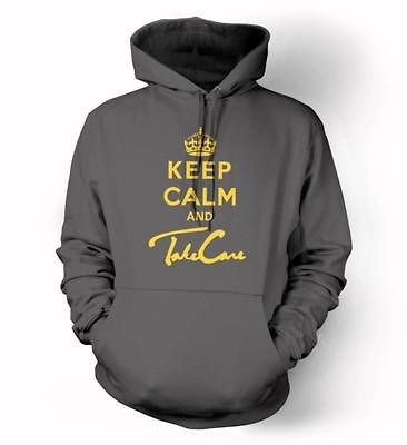 OVOXO KEEP CALM and TAKE CARE Hoodie Drake owl YOLO sweater hooded 