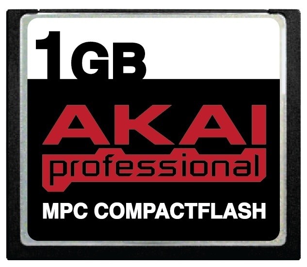 1GB AKAI MPC 1000 CompactFlash CF Memory Card 1 GIG Upgrade +Samples 