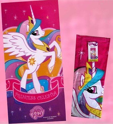 My Little Pony PRINCESS CELESTIA TOWEL Friendship is Magic LARGE BEACH 