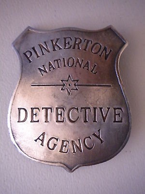 PINKERTON NATIONAL DETECTIVE AGENCY BADGE