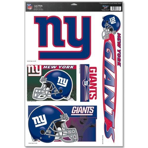 NEW YORK GIANTS CORNHOLE BOARDS 11X17 ULTRA DECALS NEW 