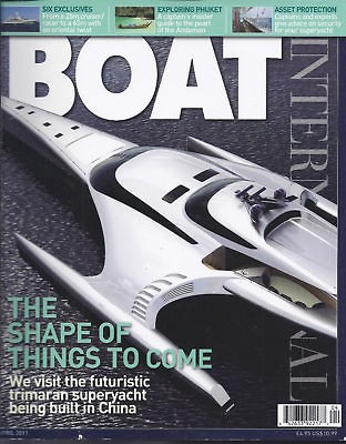 BOAT INTERNATIONAL MAGAZINE FUTURE TRIMARAN SUPERYACHT