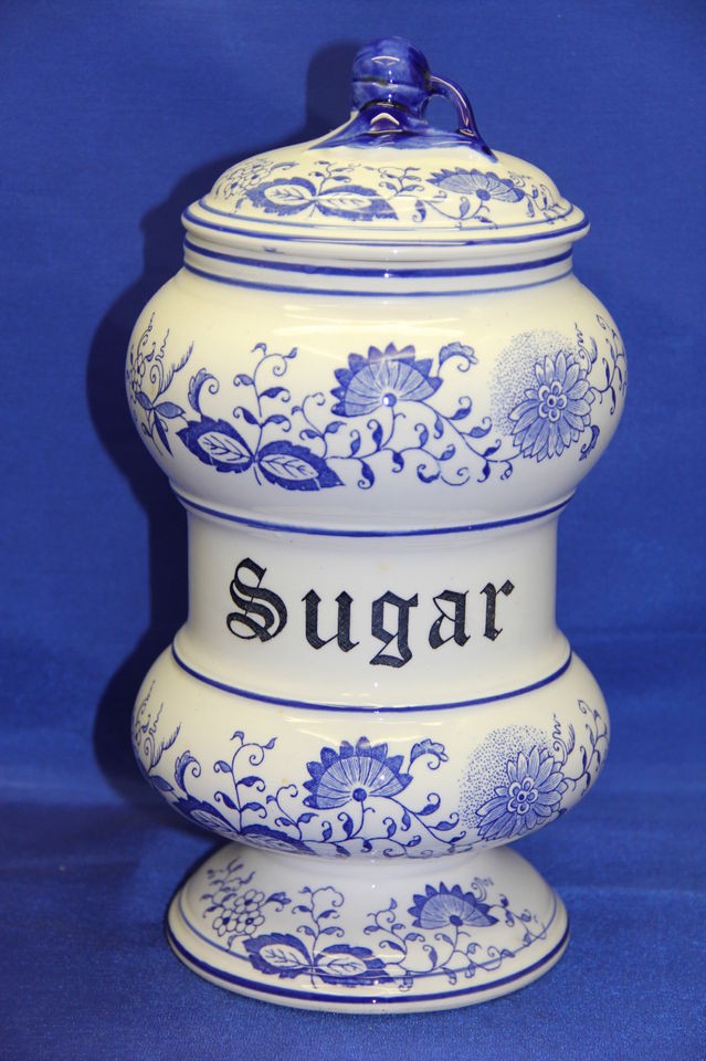 1960s? Made In Japan Original Arnart Creations Blue Onion SUGAR 