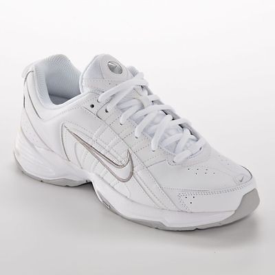 Nike 396879 111 Womens T Lite VIII WIDE Cross Trainers White Grey 