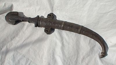 19th CENTURY MOROCCAN JAMBIYA DAGGER KNIFE