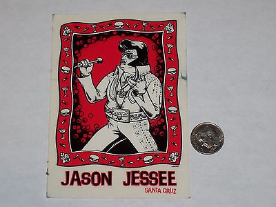   CRUZ JASON JESSEE ELVIS PRESLEY SMA SKATEBOARD OLD SCHOOL NOS STICKER