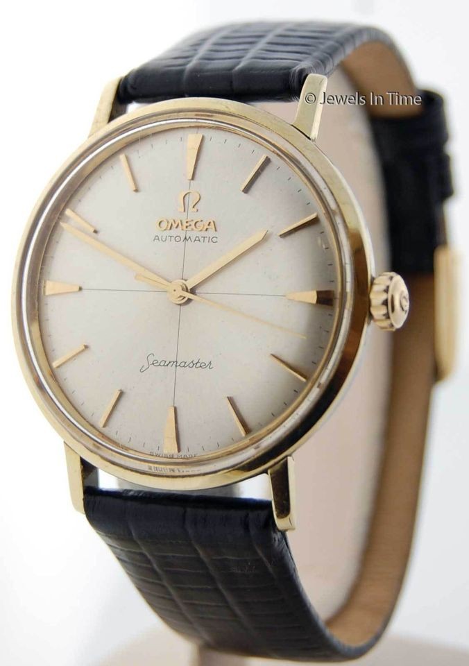 omega automatic seamaster vintage 14k