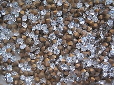   Vintage Czech Preciosa Rhinestones SS31 Crystal Original Pack Chatons