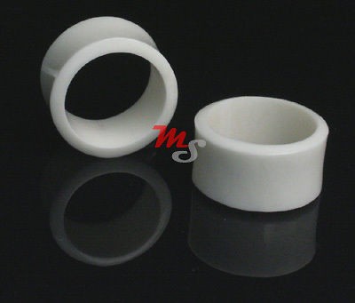 Double Flared Buffalo Bone Tunnel Earlets 6mm 2g 2 gauge plug