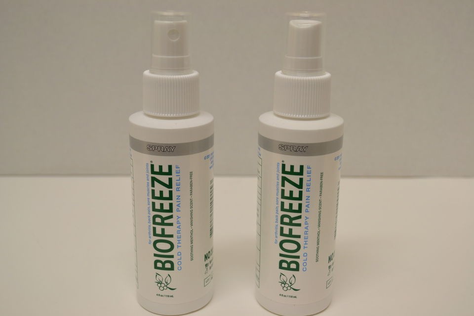 Pack=Biofreeze Pain Relieving 4oz Spray Bottle +LOWE 