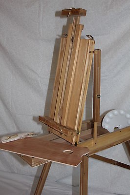   BEECH HARDWOOD ARTIST FRENCH EASEL SKETCH BOX PAINTING ARTIST PAINTS