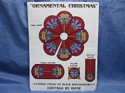   Christmas Patterns TREE SKIRT Table Runner MANTLE CLOTH Pillow Topper